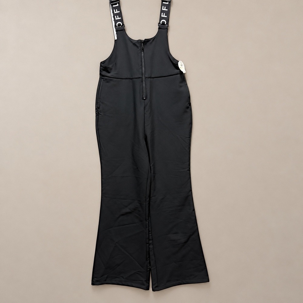 OFFLINE by Aerie Snow Bib Women M Black NEW Chillside Collection Water Resistant - Picture 3 of 8